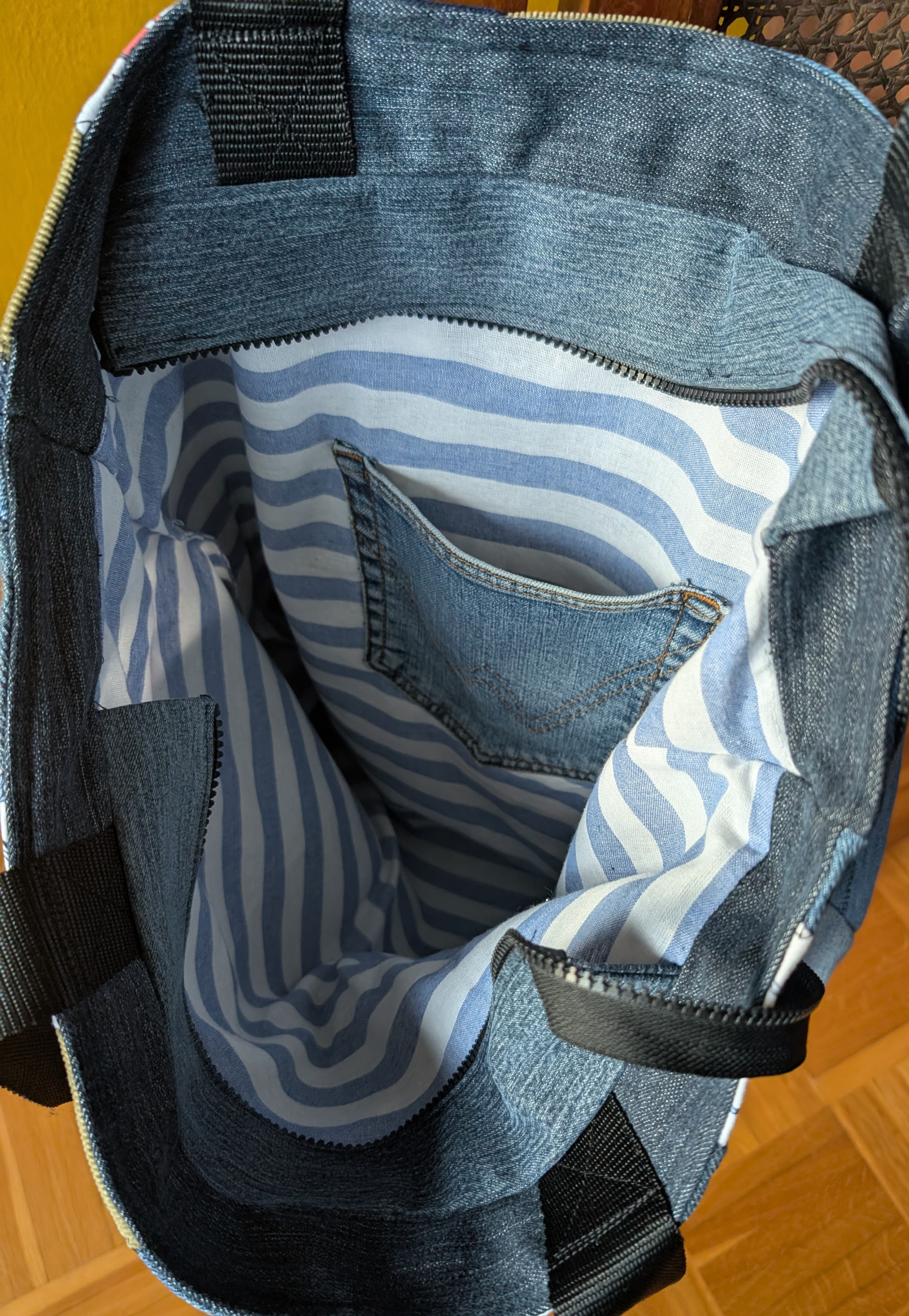 Tasche "Diagonale Streifen" N°1 - Bild 2