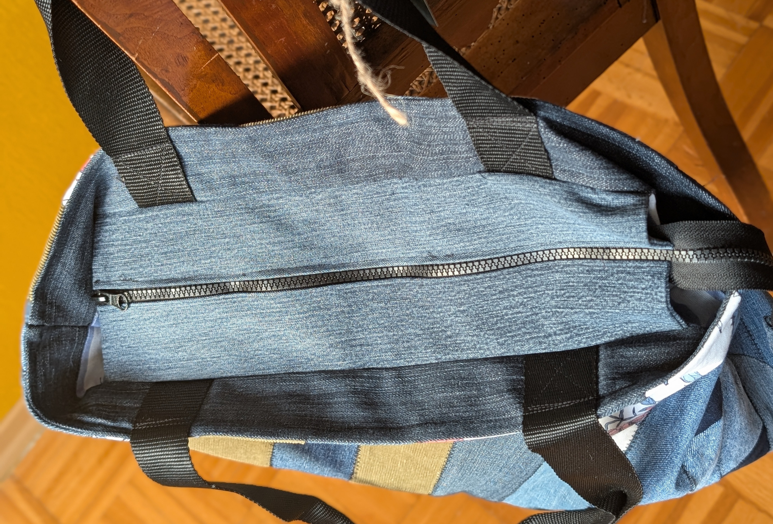 Tasche "Diagonale Streifen" N°1 - Bild 3