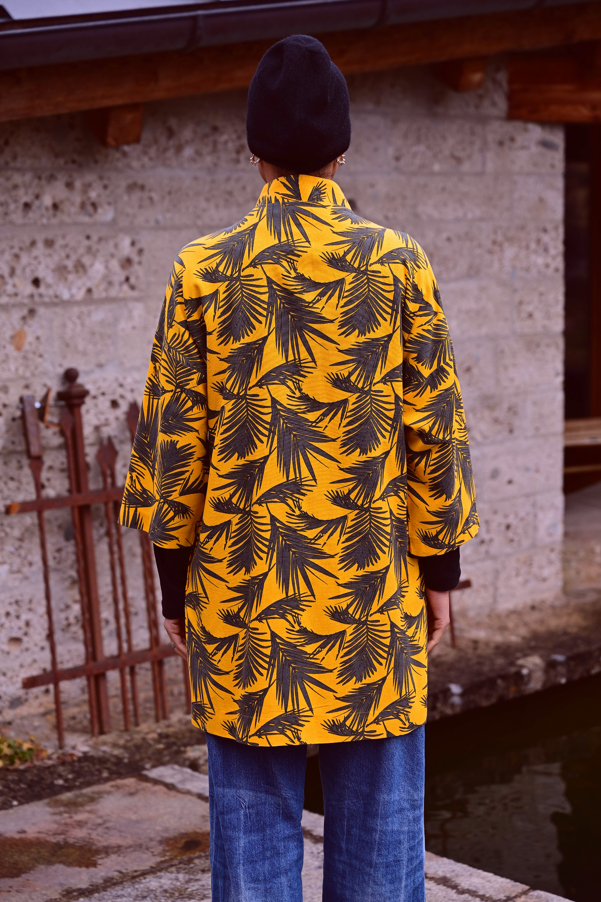 Mantel "Frühlingsgelb 3/4" - Bild 3