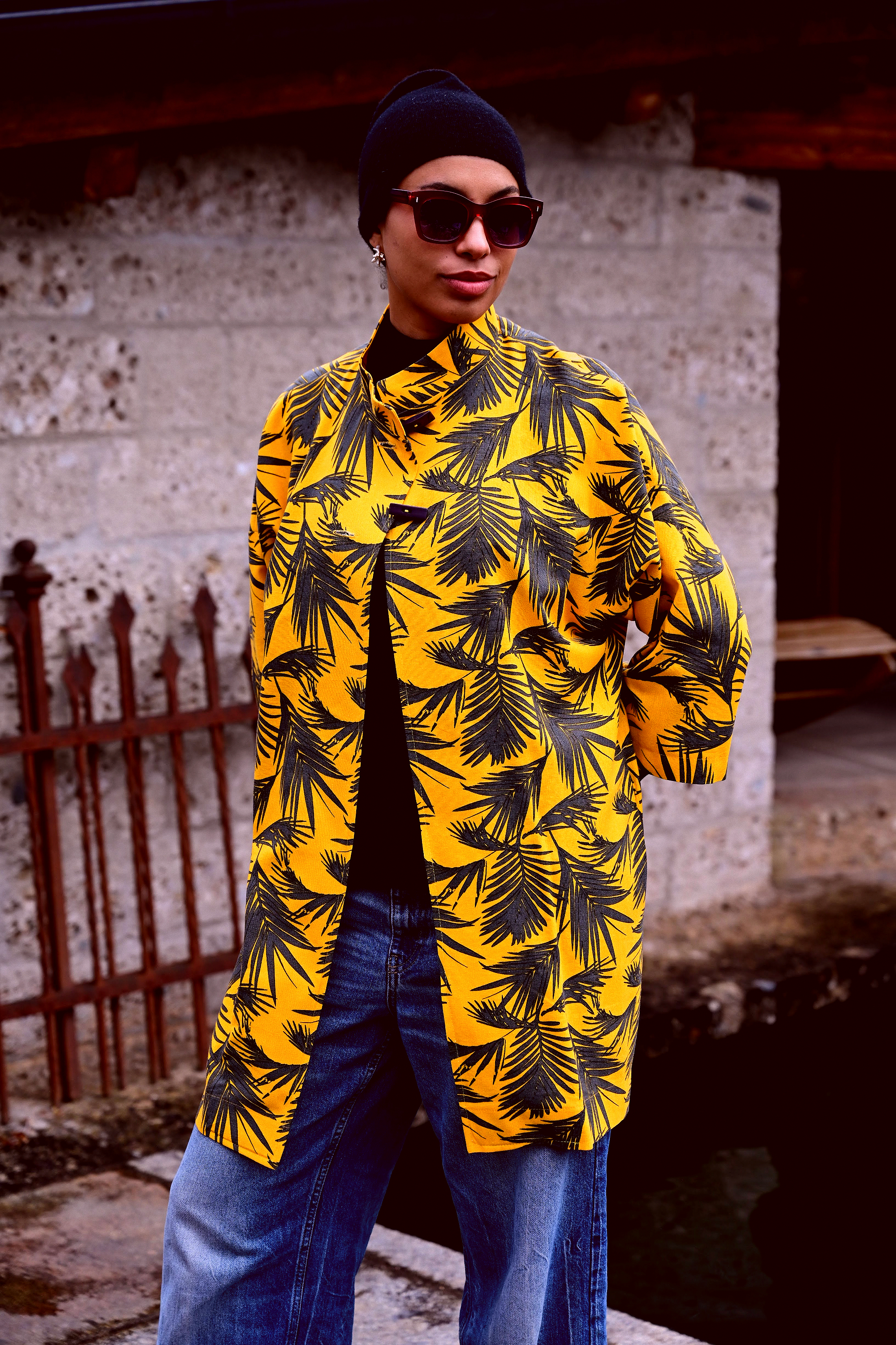 Mantel "Frühlingsgelb 3/4" - Bild 4