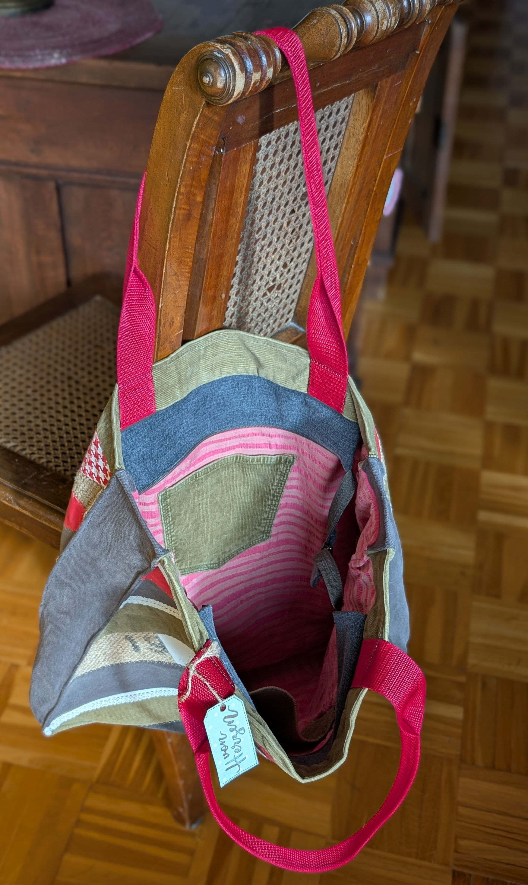 Tasche "Diagonale Streifen" N°2 - Bild 2