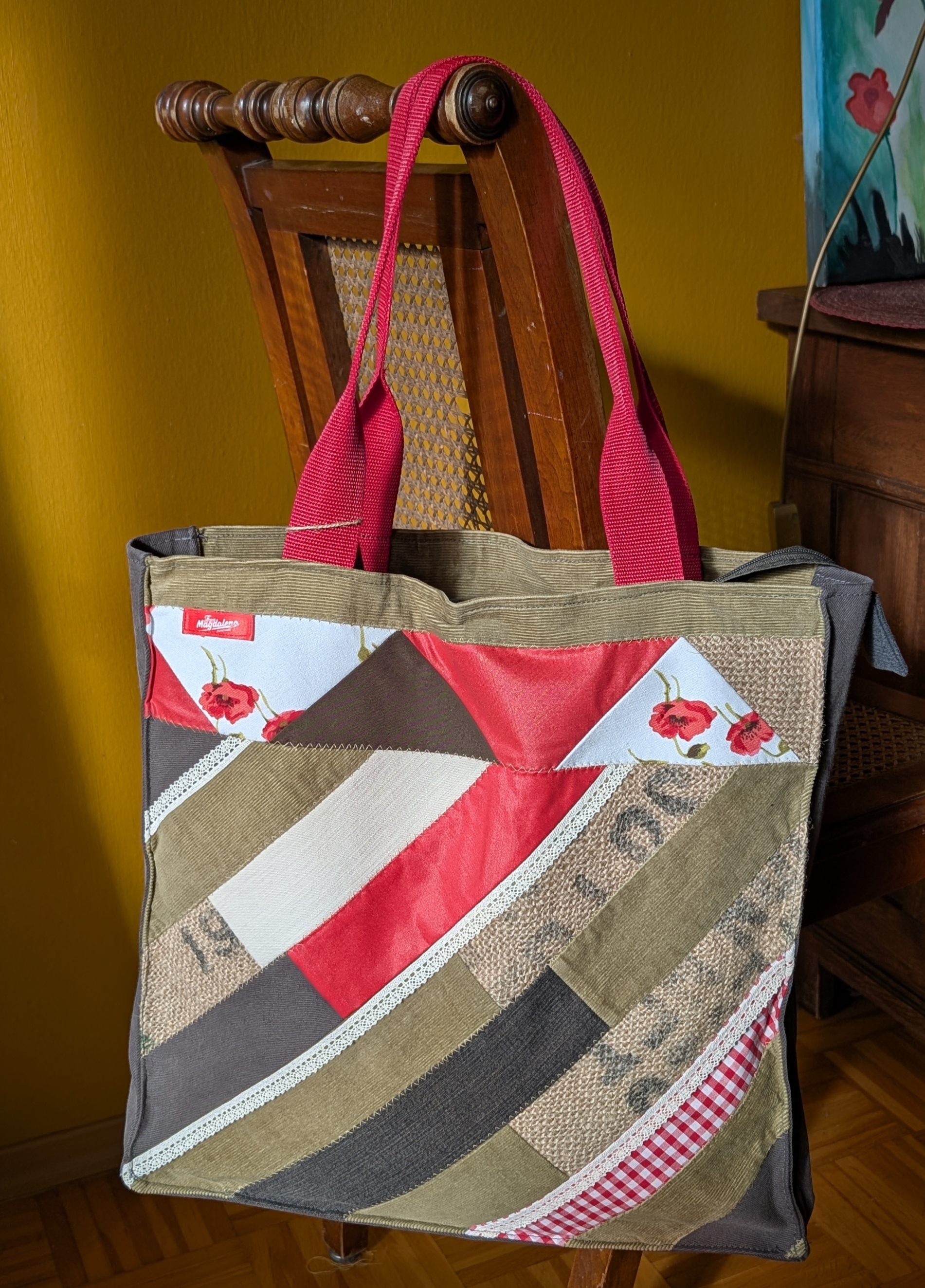 Tasche "Diagonale Streifen" N°2 - Bild 5