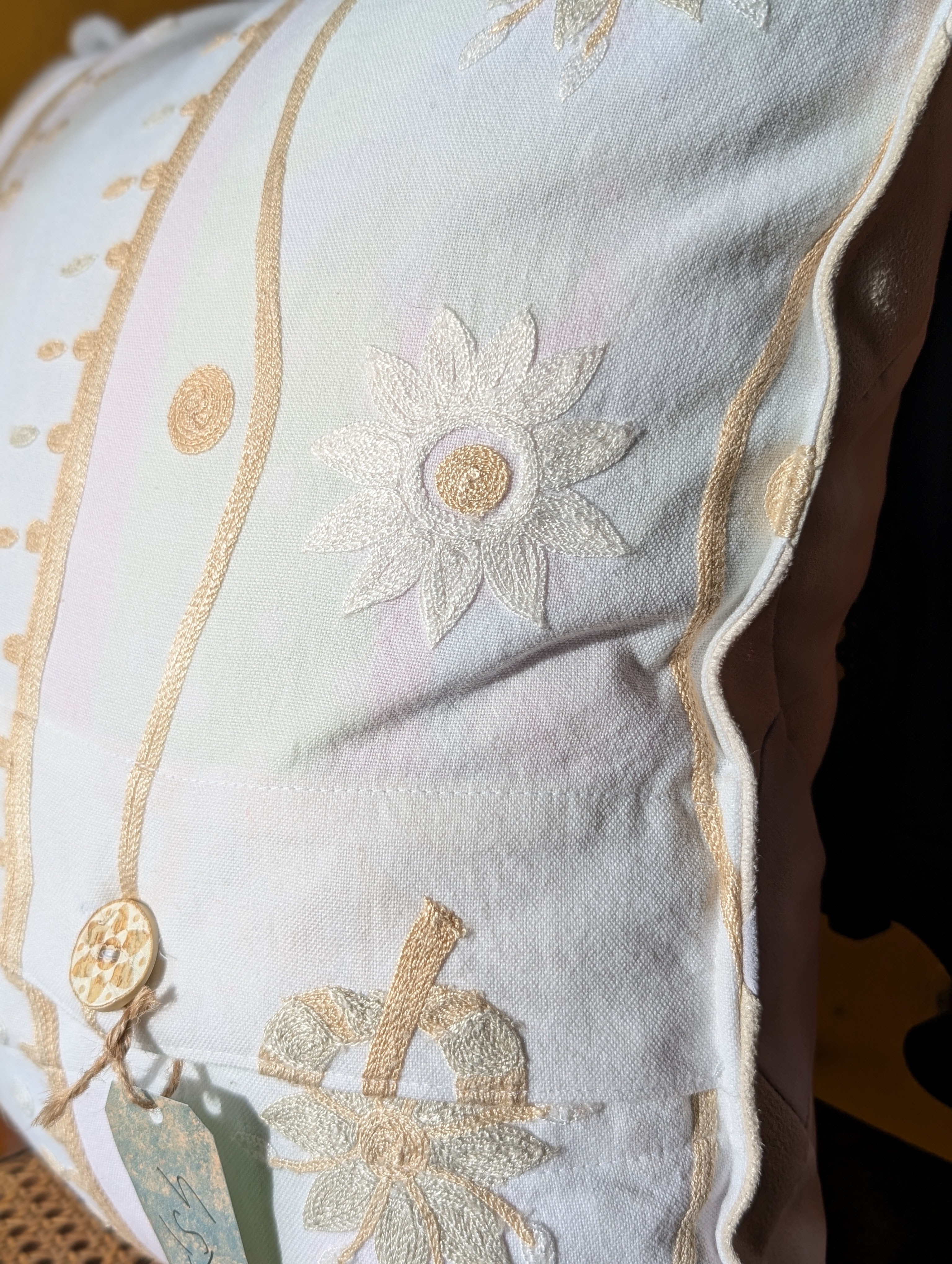 Kissen "Veganes Wildleder Naturfarben" - Bild 2