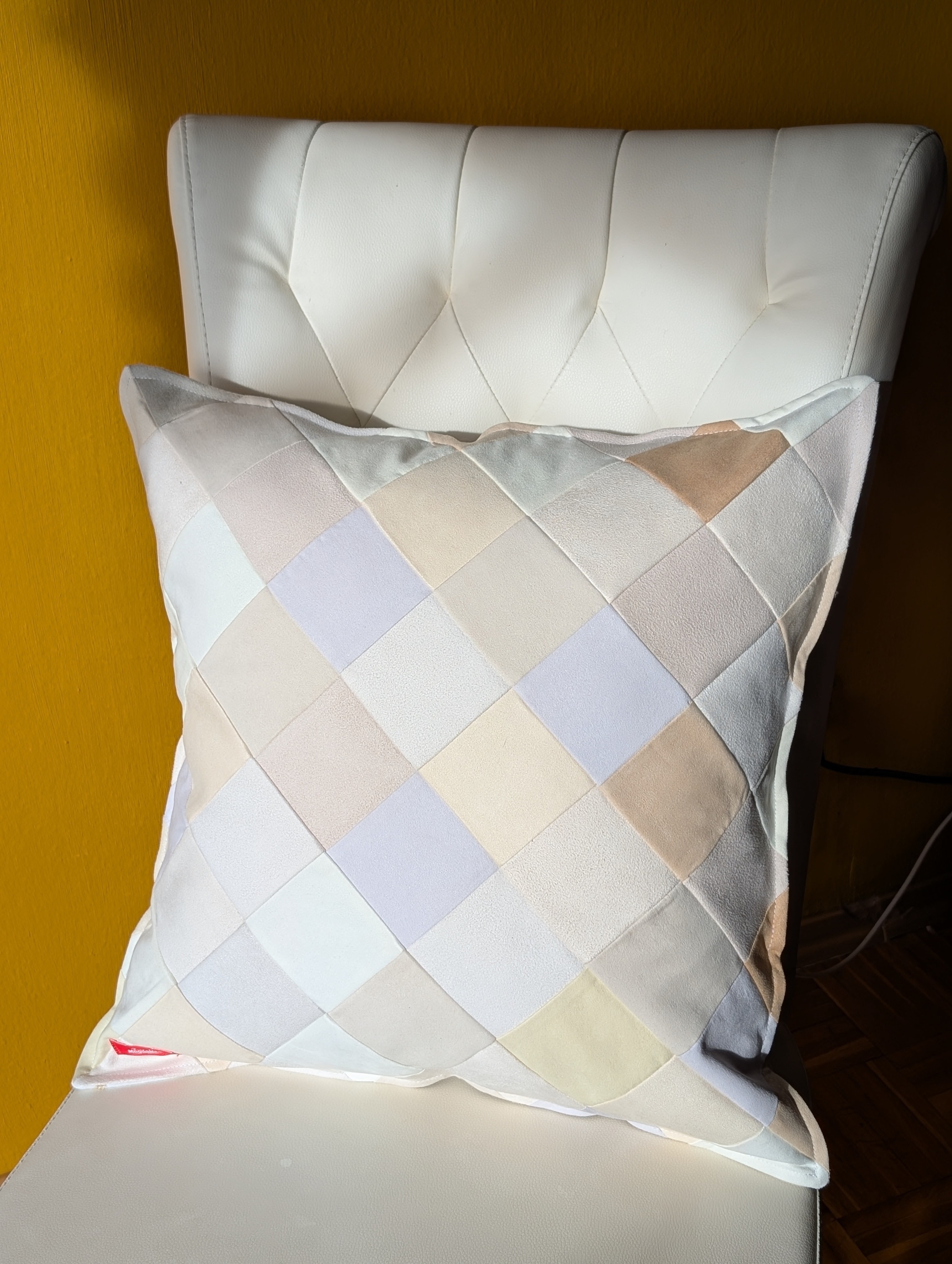 Kissen "Veganes Wildleder Naturfarben" - Bild 3