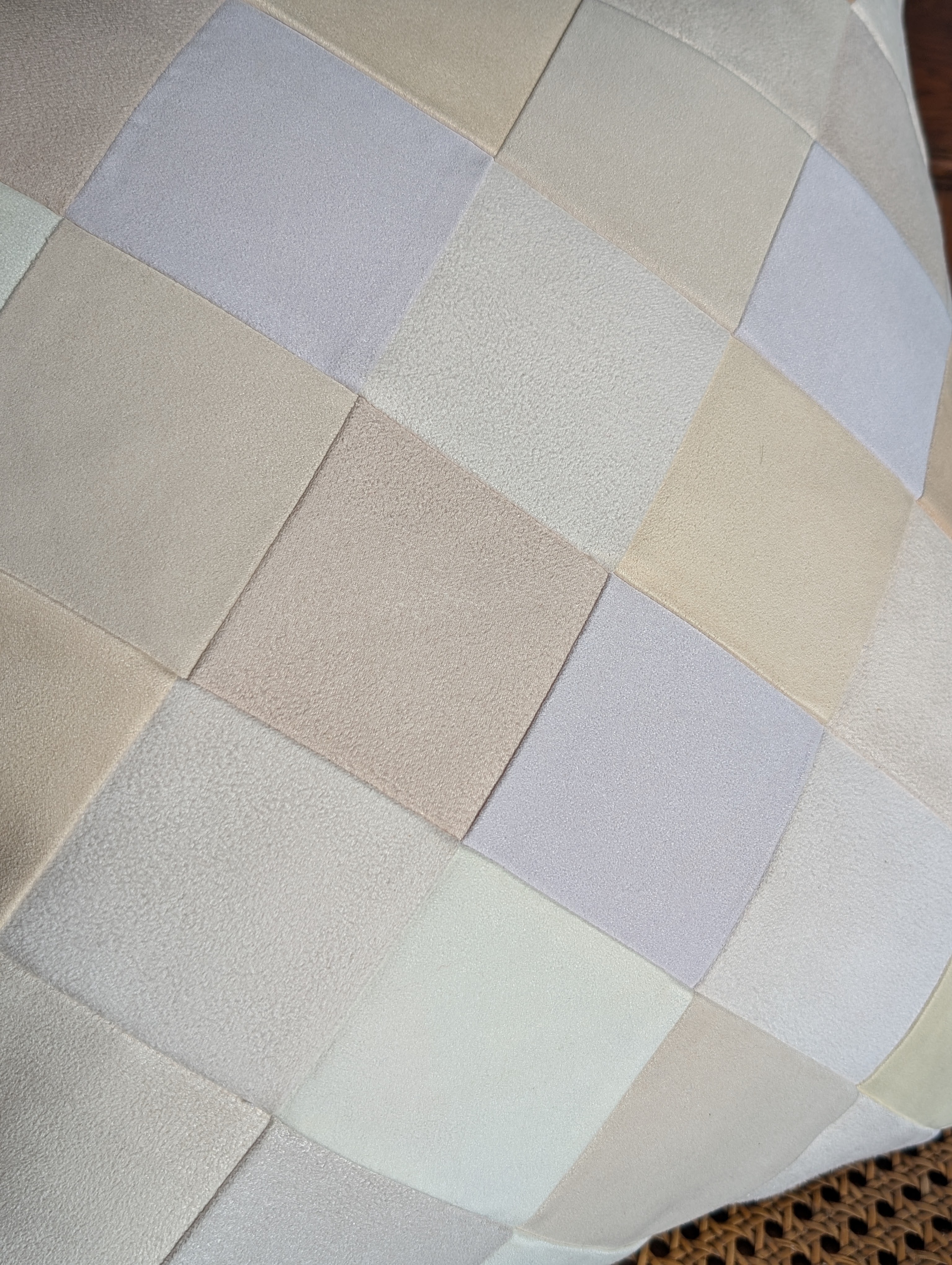 Kissen "Veganes Wildleder Naturfarben" - Bild 4