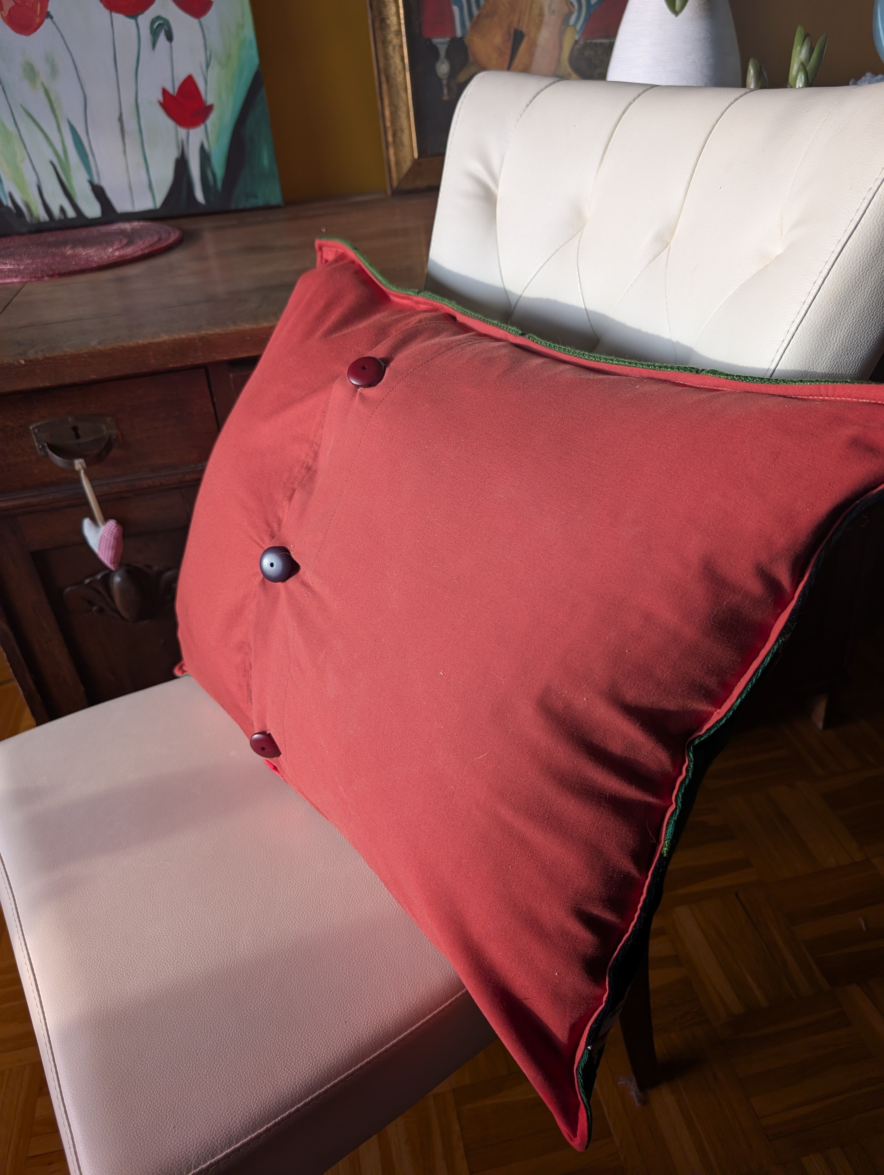 Kissen "Grüne Quadrate" - Bild 2