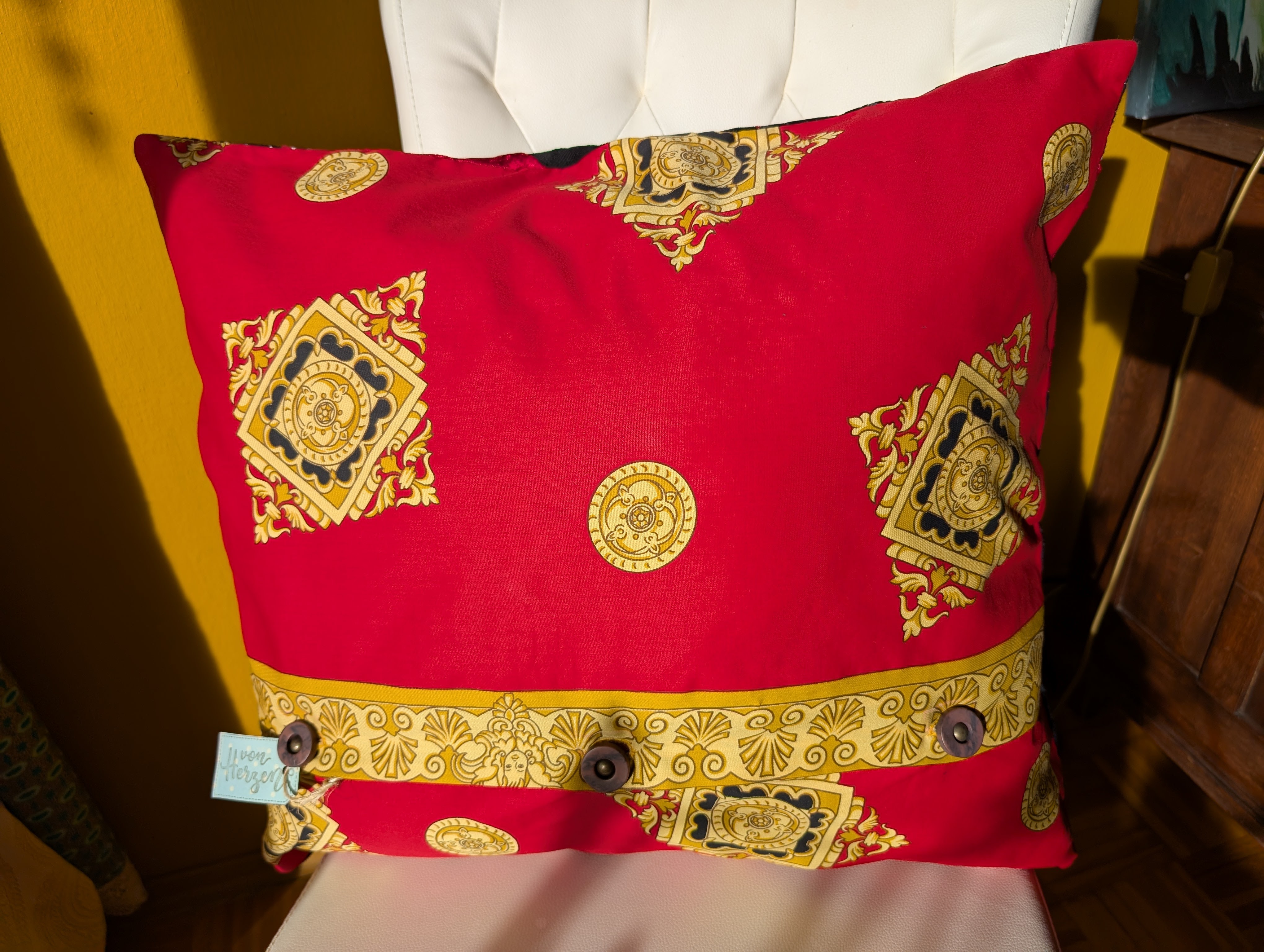 Kissen "Schwarz Rot" - Bild 3