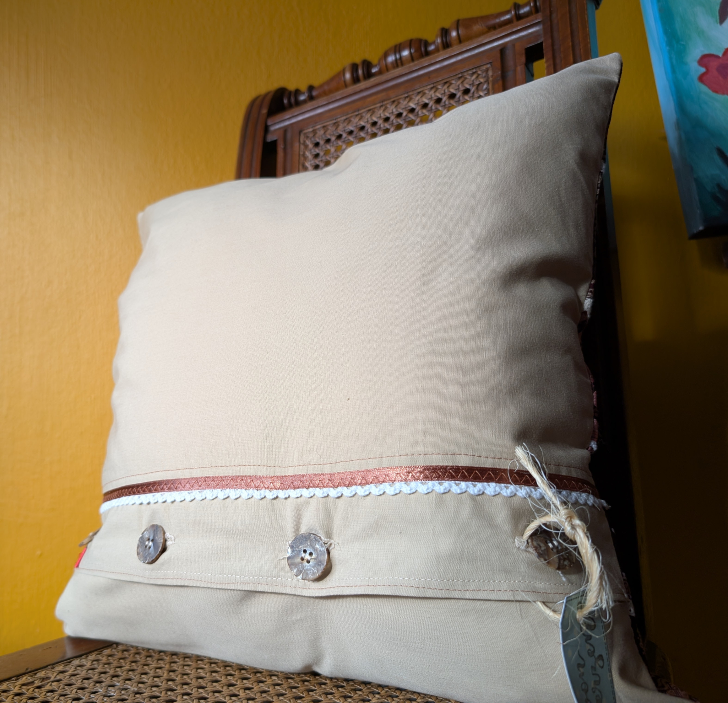 Kissen "Krawatte & Spitze" - Bild 3