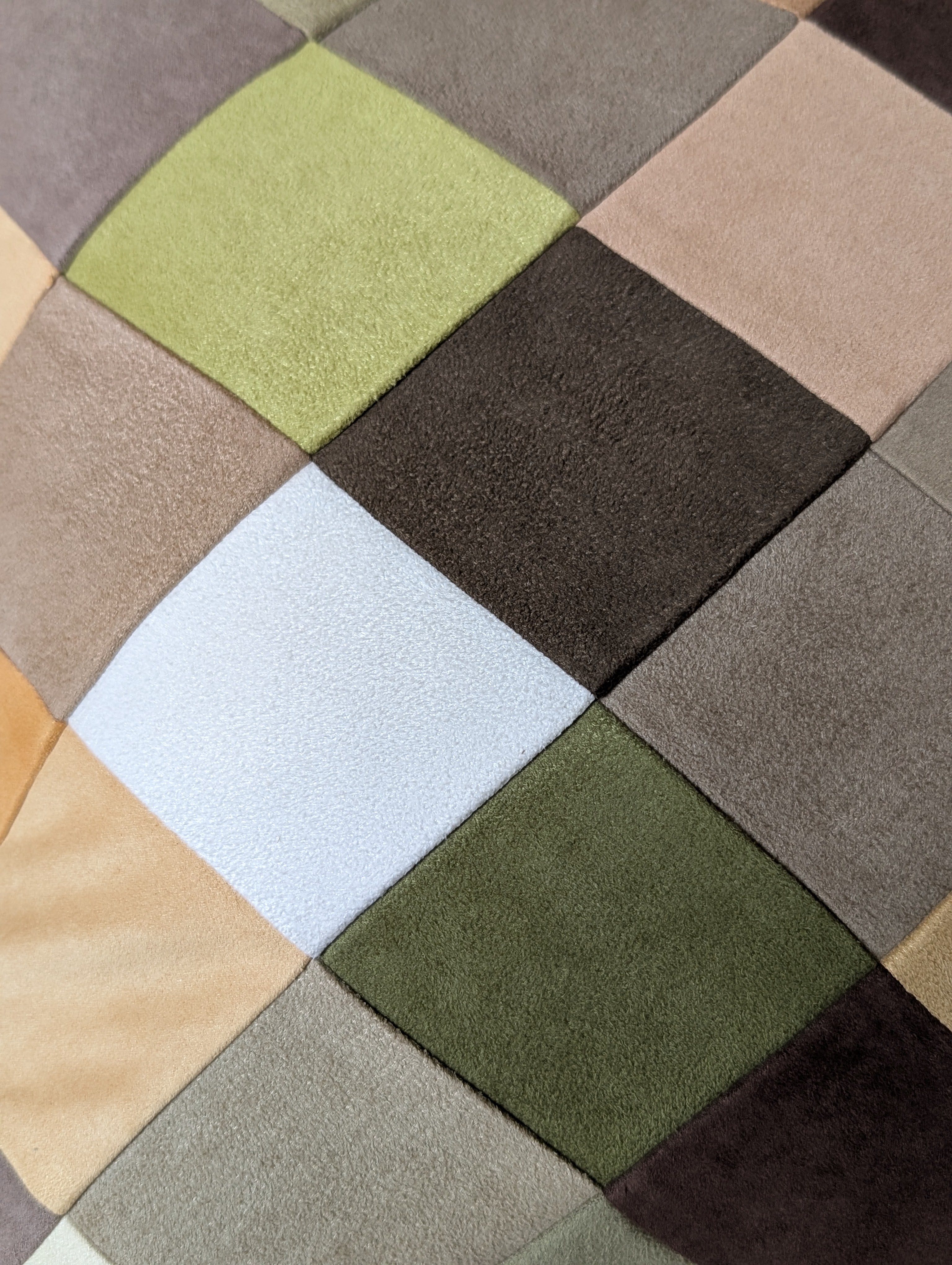 Kissen "Veganes Wildleder Herbstfarben" - Bild 2