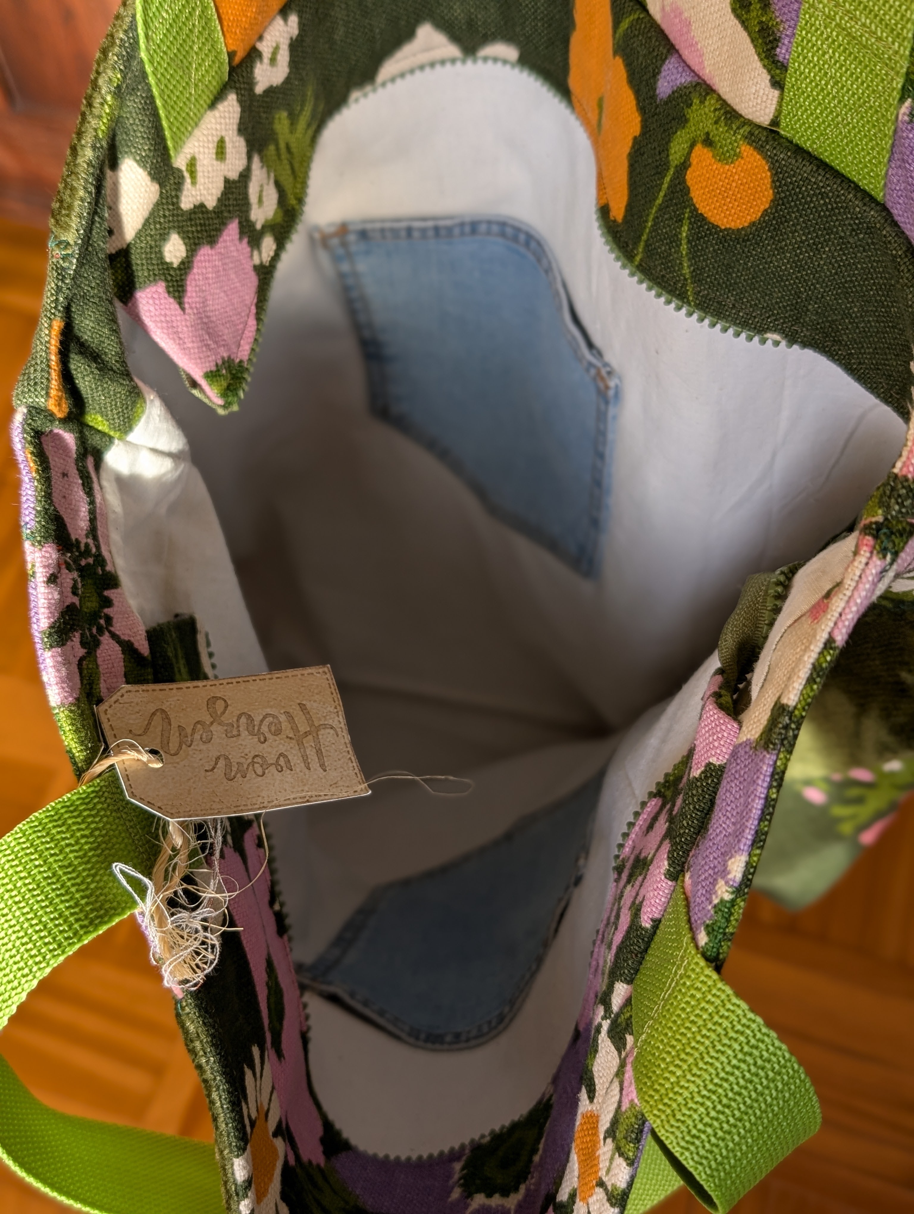 Tasche "Samt und Blume" - Bild 4